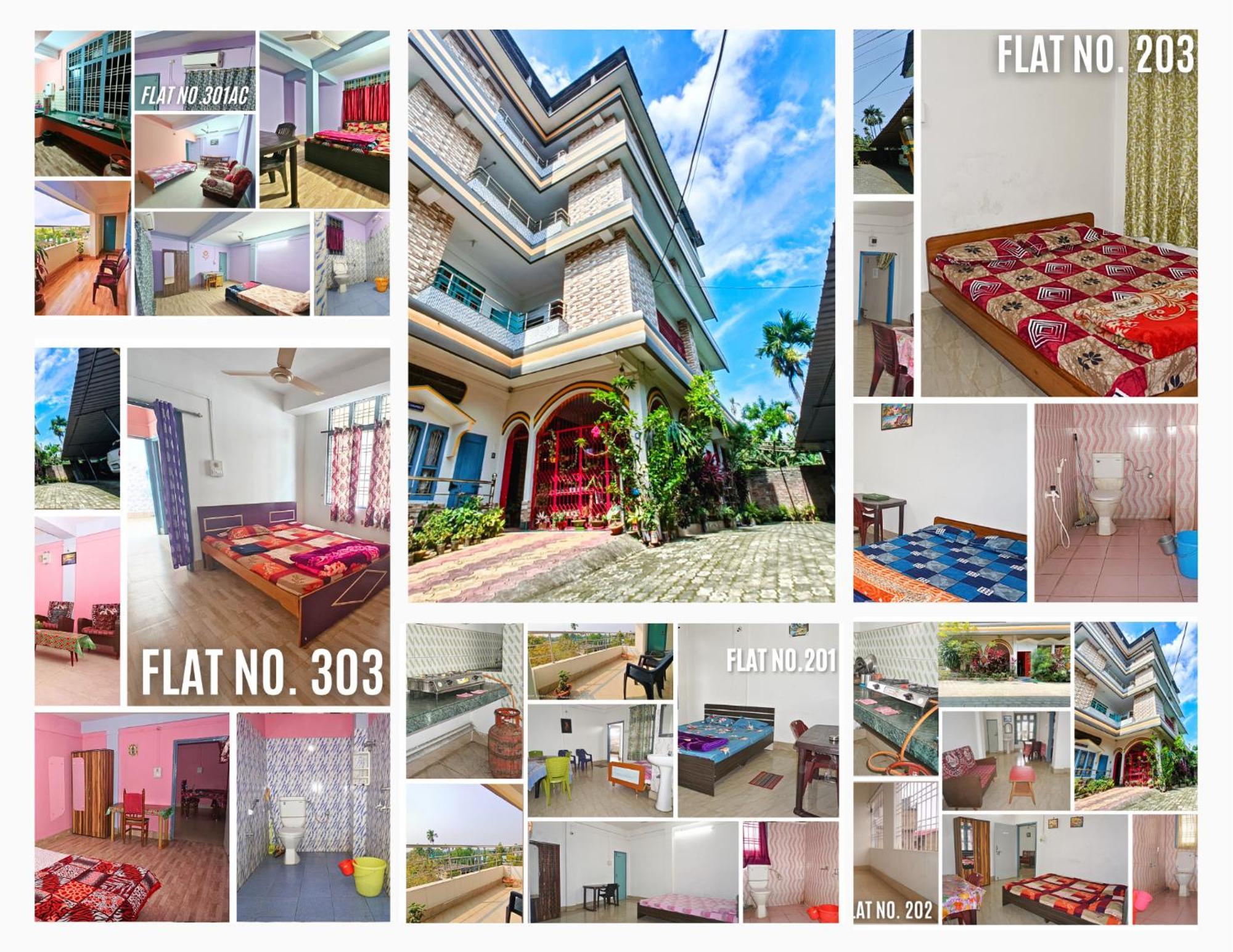 Taj Residency Holiday Homestay -Entire 1Bhk & 2Bhk Private Apartments -Call 767Ooo54Oo Jorhāt Esterno foto